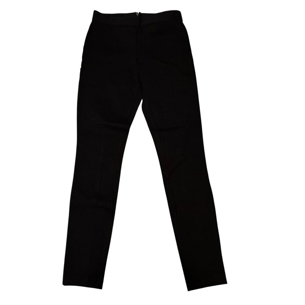 J.Crew NWT Pixie Pant Black Ponte Knit Back Zip Leggings 2 Style 31090